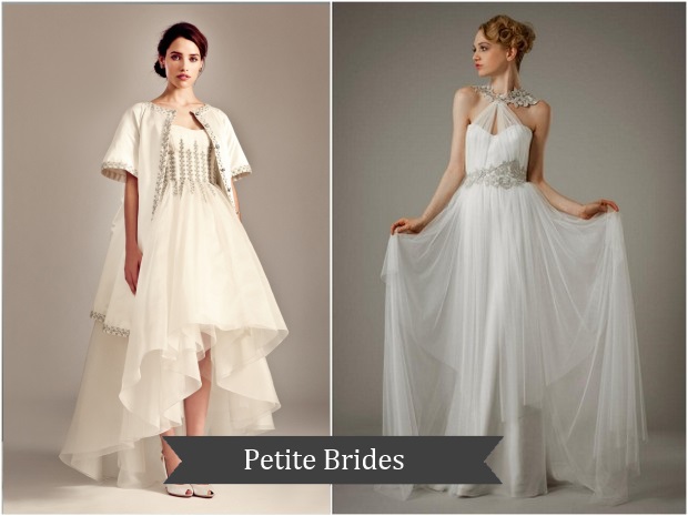 wedding dresses for petite small bust