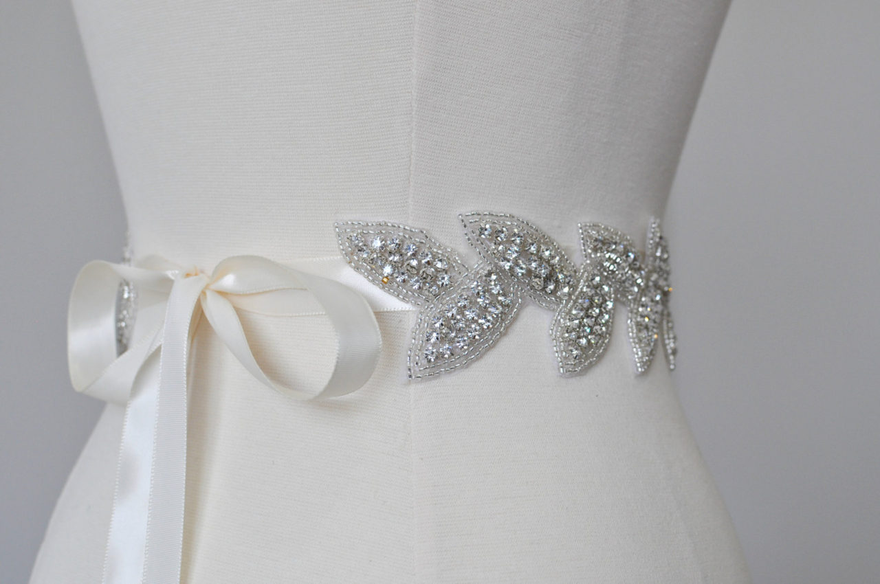 10 Beautiful Bridal Sashes & Belts to Make your Dress Unique