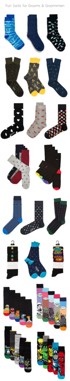 21 Fun Socks For Grooms And Groomsmen Weddingsonline