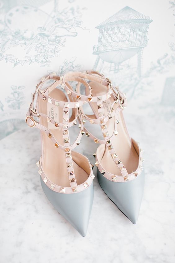 cornflower blue shoes wedding