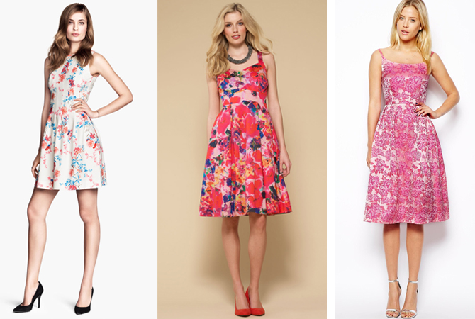 Bridesmaid Trend 2014: Floral Print Dresses | weddingsonline