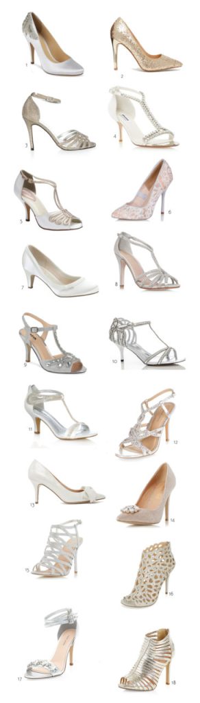 18 Amazing Wedding Shoes Under €100 | weddingsonline