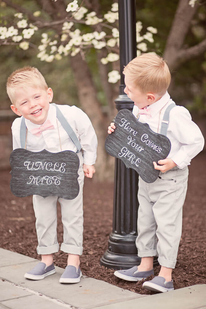 wedding plaques for page boy