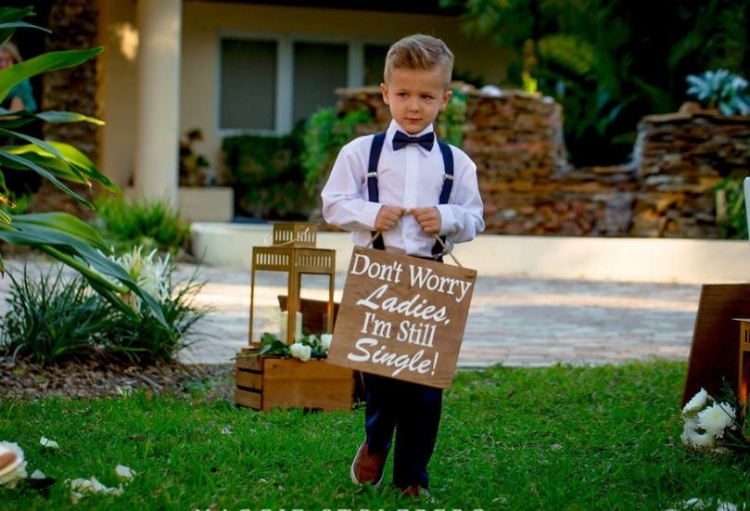 wedding plaques for page boy