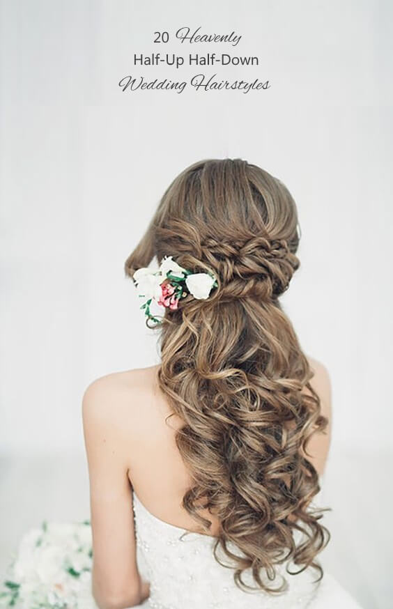 Perfect Half Up Half Down Hairstyles For The Bride Weddingsonline