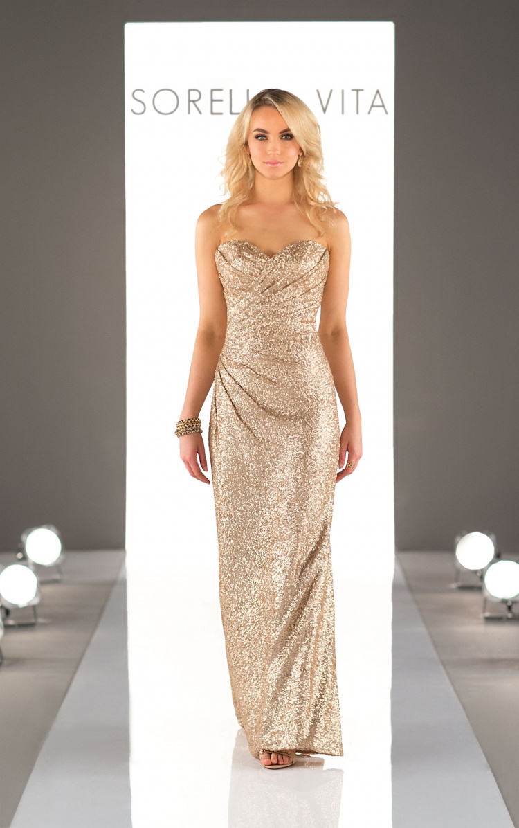 7 Stunning Gold Bridesmaid Dresses for 