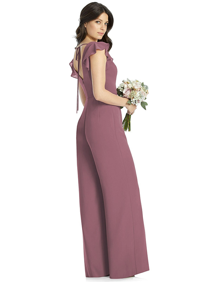 mori lee bridesmaid jumpsuit